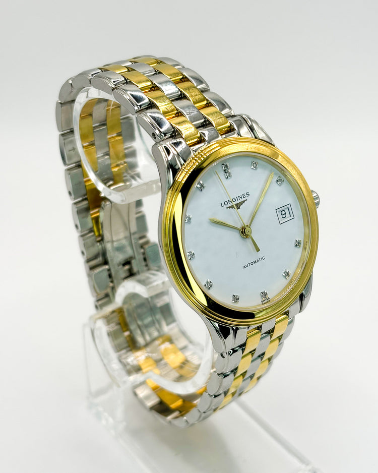 Longines Flagship Elegance Ladies Watch with Date - Diamonds