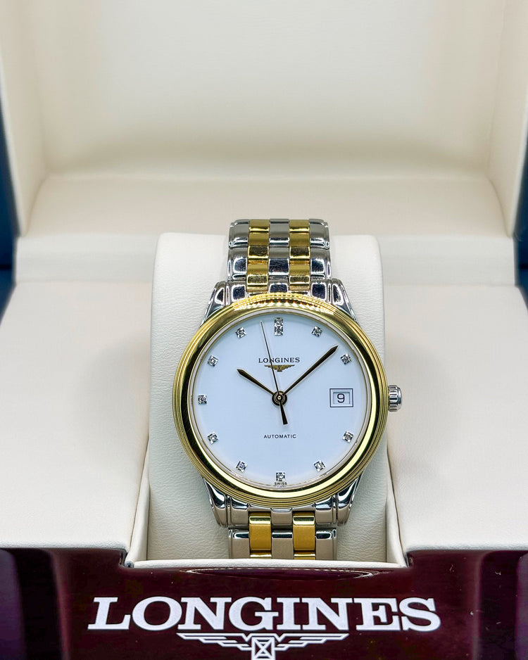Longines Flagship Elegance Ladies Watch with Date - Diamonds