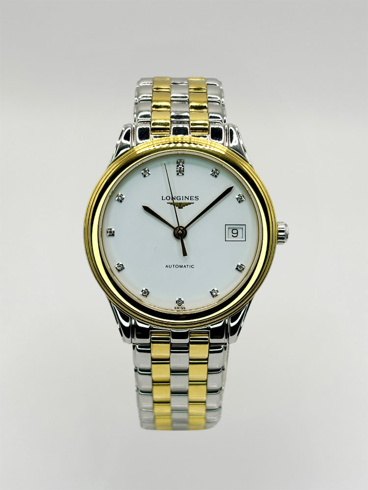 Longines Flagship Elegance Ladies Watch with Date - Diamonds