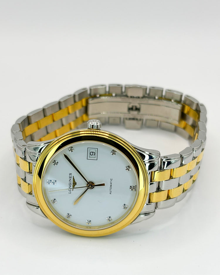 Longines Flagship Elegance Ladies Watch with Date - Diamonds