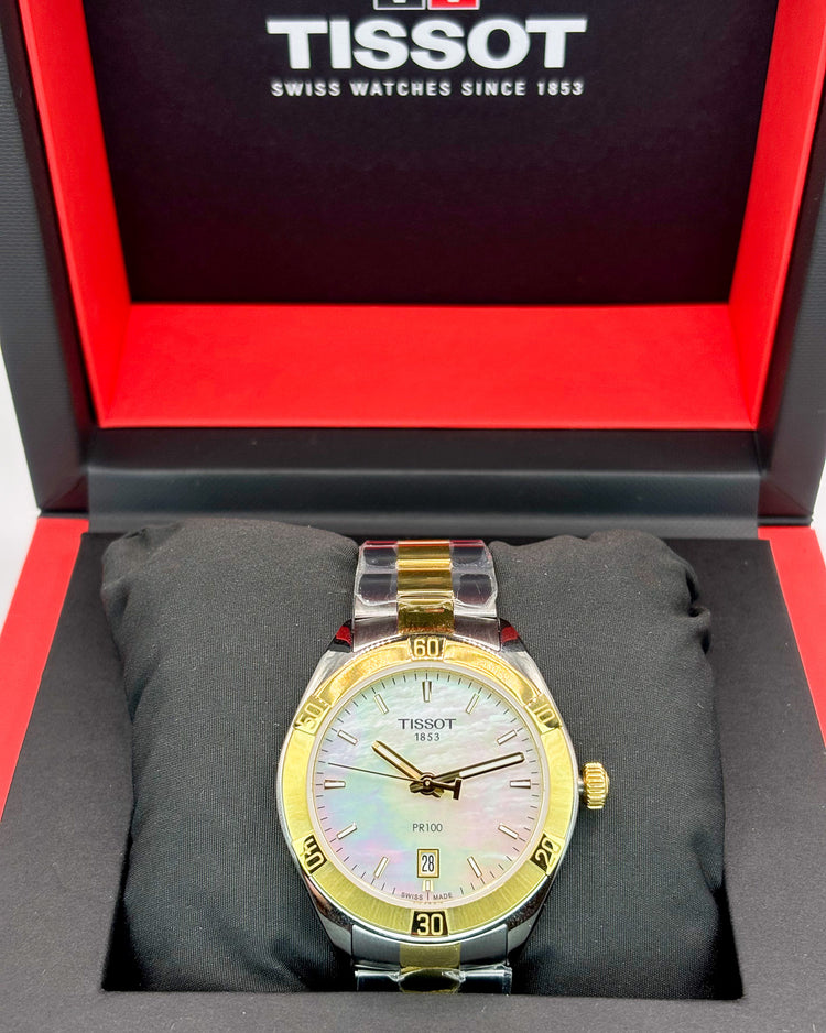 Tissot PR 100 Sport Chic gold/silver
