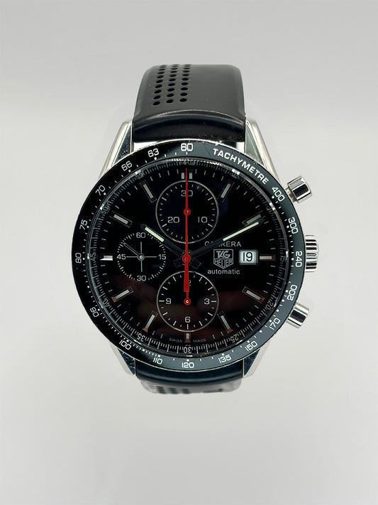 ON DEMAND Carrera Black Chronograph 41 mm with date